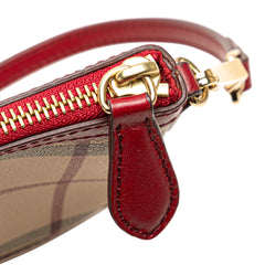 Haymarket Check Coated Canvas Peyton Crossbody