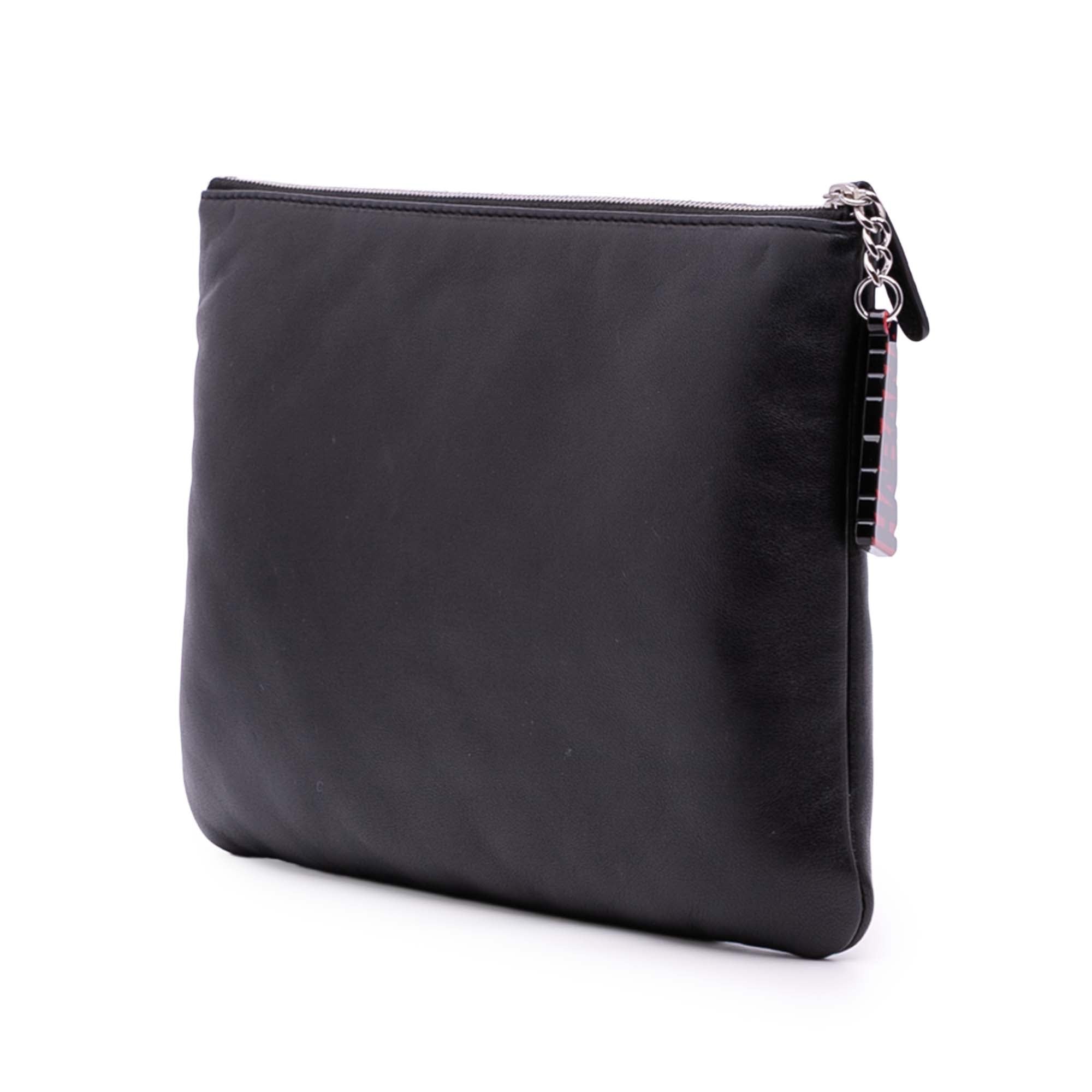 Medium Printed Lambskin Cuba La Habana O Case Clutch