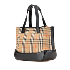 Haymarket Check Canvas Handbag