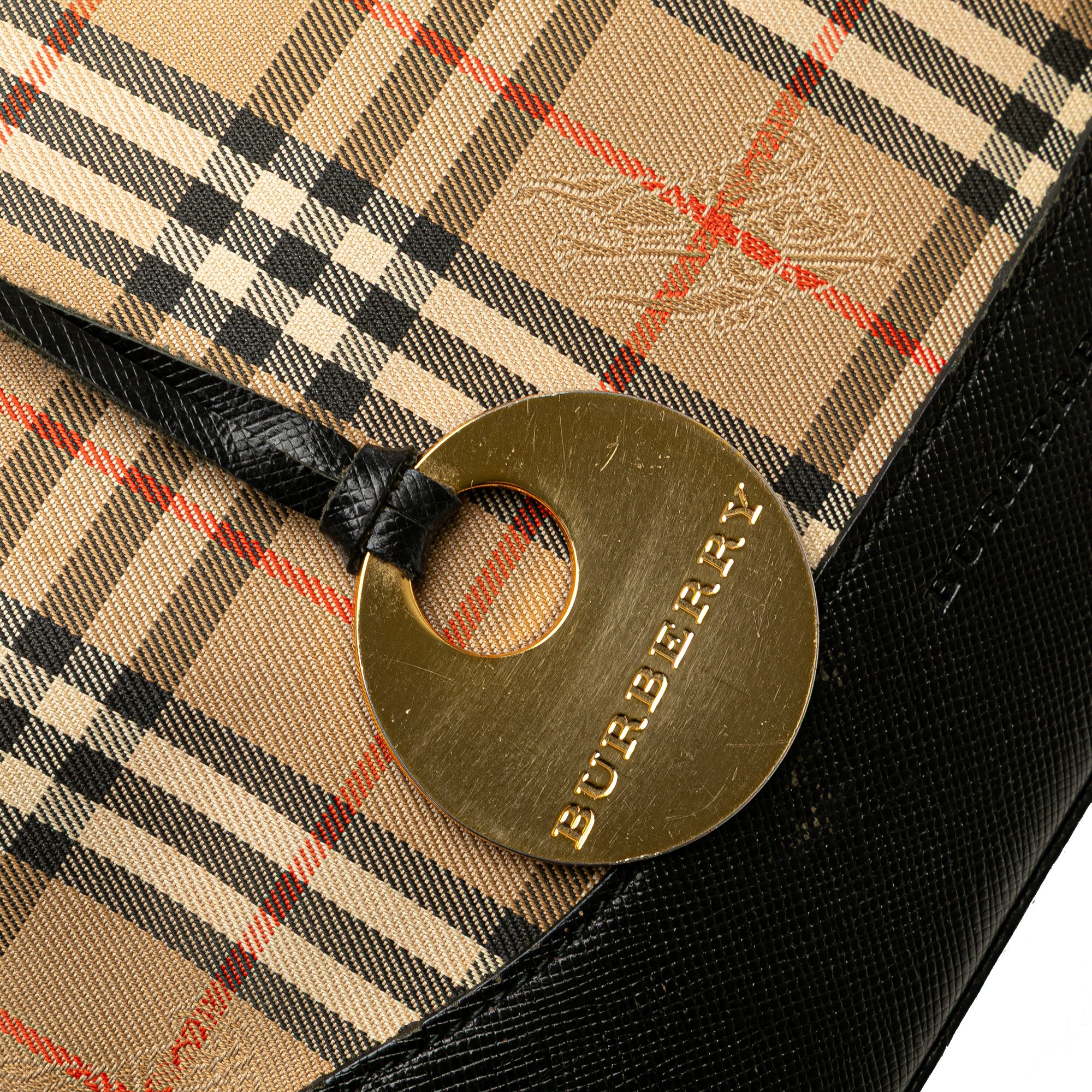 Haymarket Check Canvas Handbag