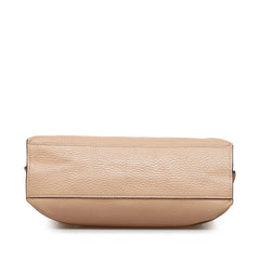 Small Leather Bamboo Daily Satchel