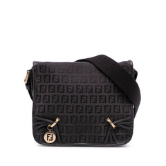 Small Zucchino Canvas F Charm Crossbody