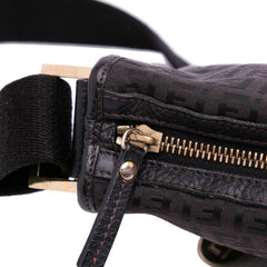 Small Zucchino Canvas F Charm Crossbody