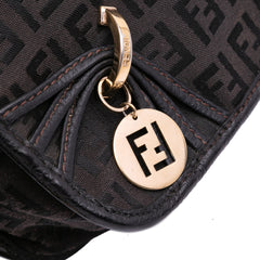 Small Zucchino Canvas F Charm Crossbody