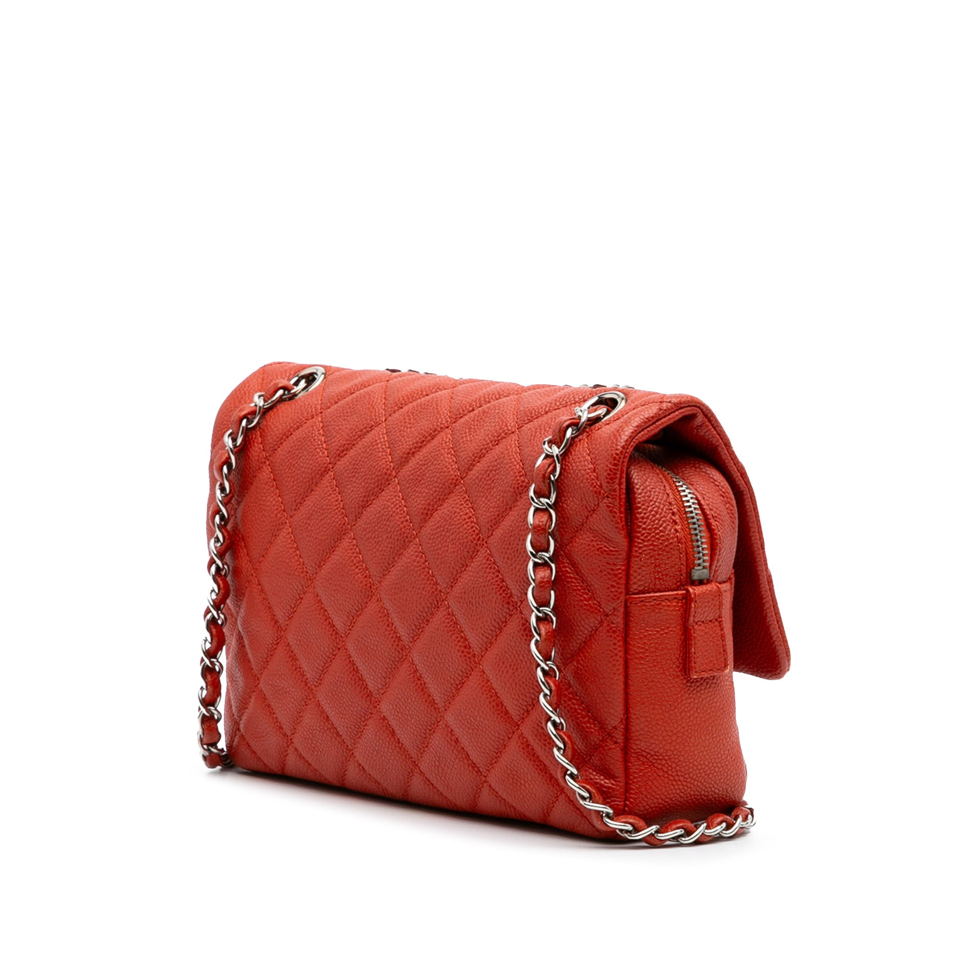 Medium Quilted Caviar Easy Flap
