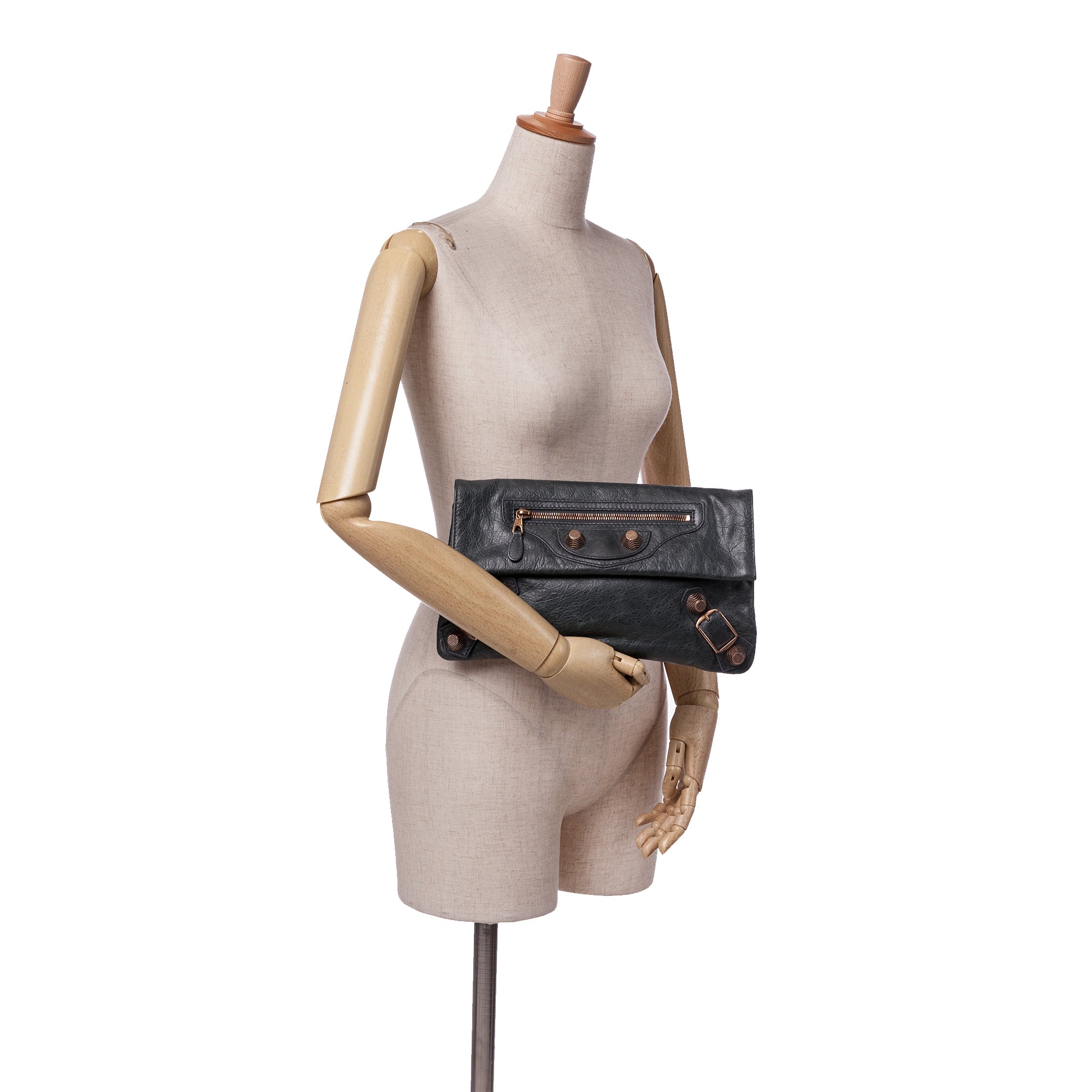 Lambskin Motocross Giant 21 Envelope Clutch