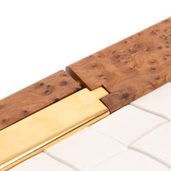 Lambskin Maxi Intrecciato The Snap Clutch
