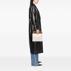 Lambskin Maxi Intrecciato The Snap Clutch