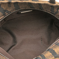 Zebra Print Canvas Handbag
