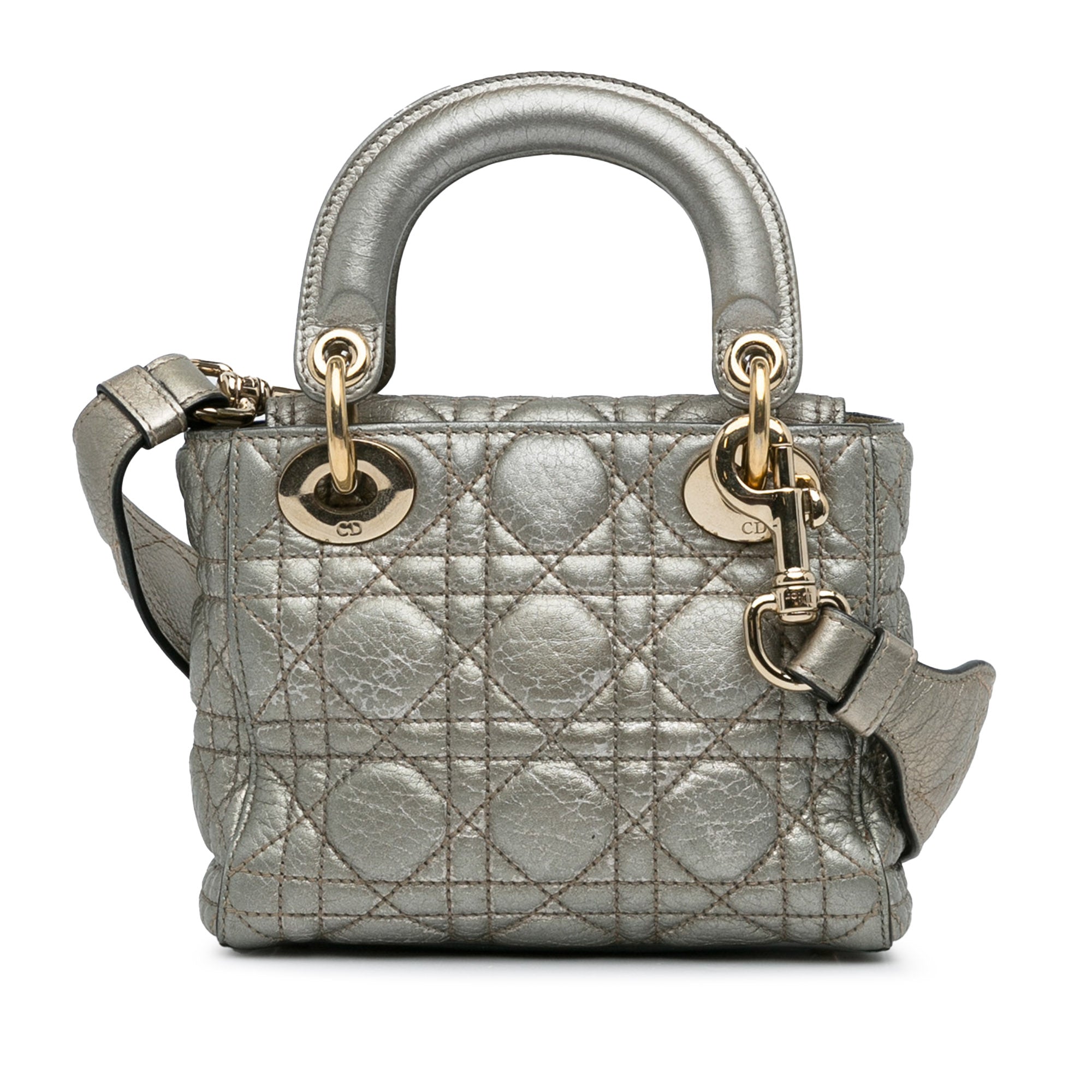 Mini Lambskin Cannage Lady Dior_3