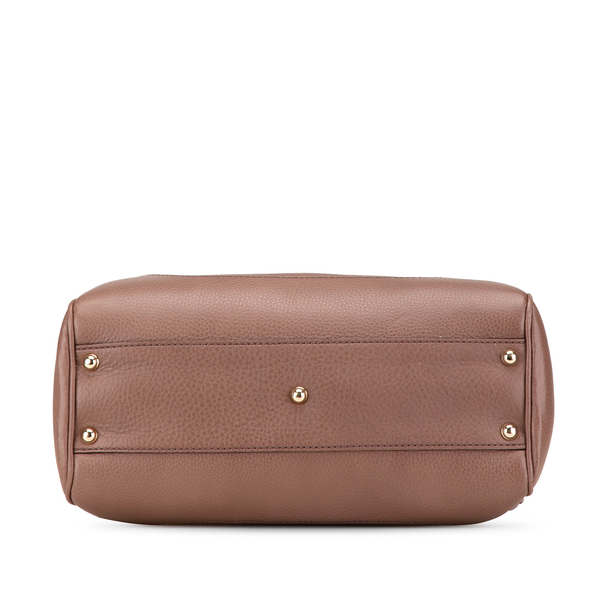 Medium Leather Bamboo Diana Satchel