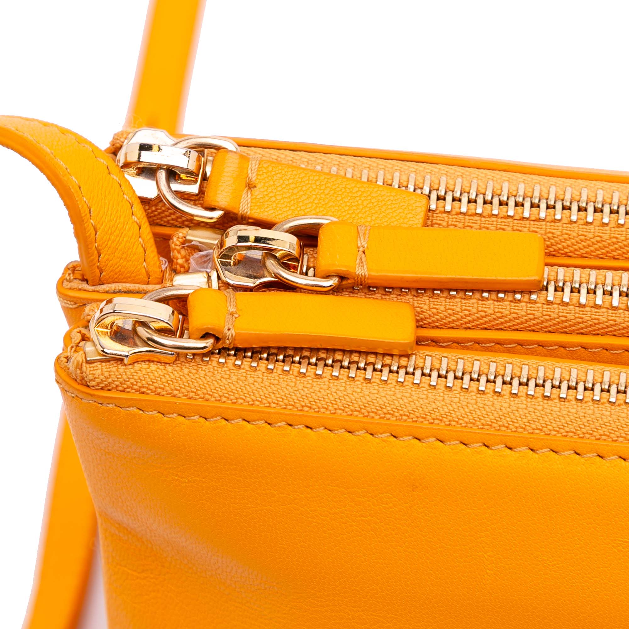 Large Lambskin Trio Crossbody