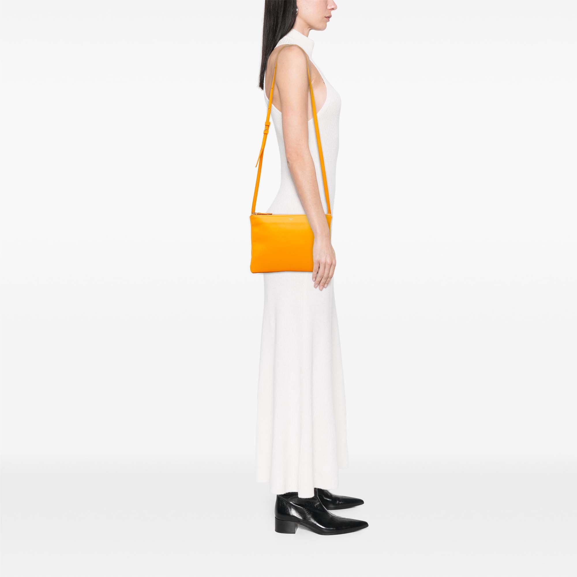 Large Lambskin Trio Crossbody