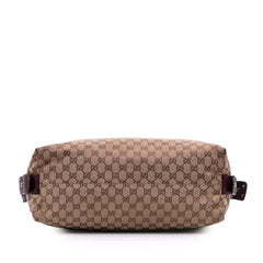 Large GG Canvas Bamboo Bar Tote