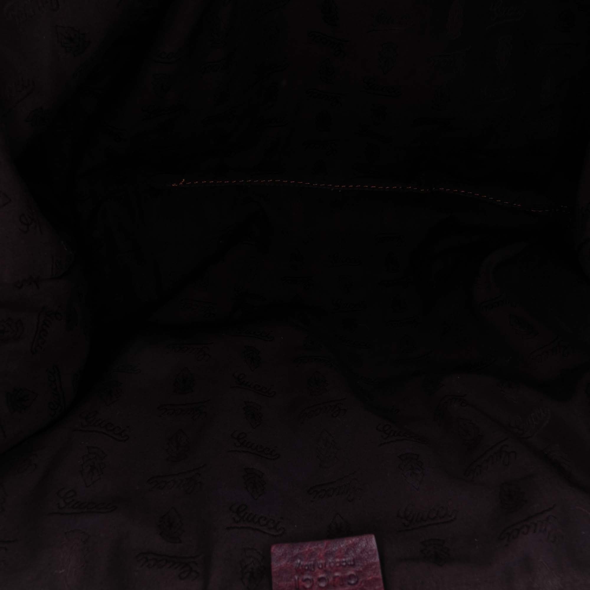 Large GG Canvas Bamboo Bar Tote