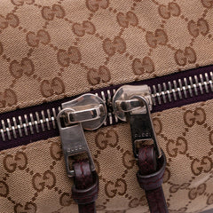 Large GG Canvas Bamboo Bar Tote
