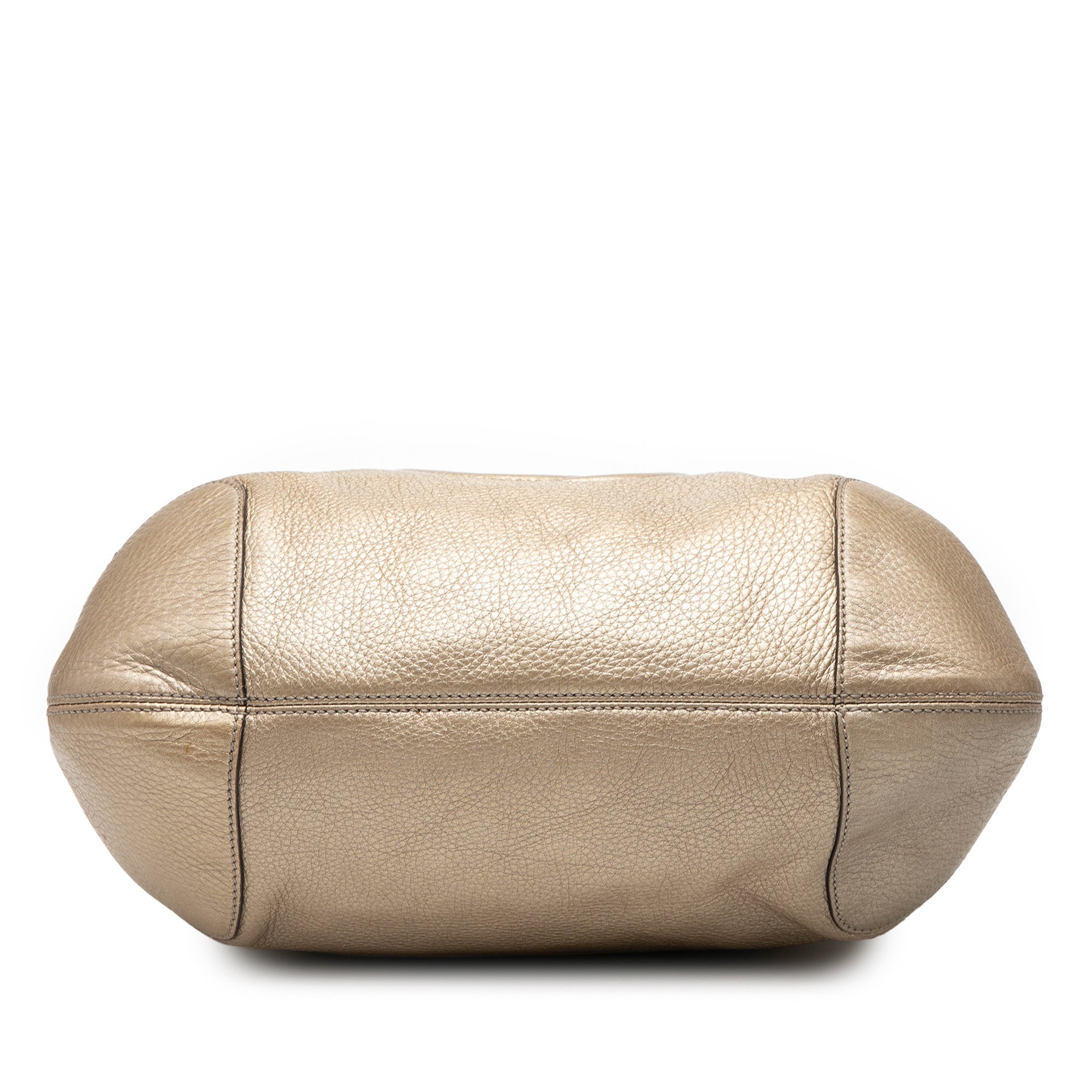 Metallic Leather Soho Shoulder Bag