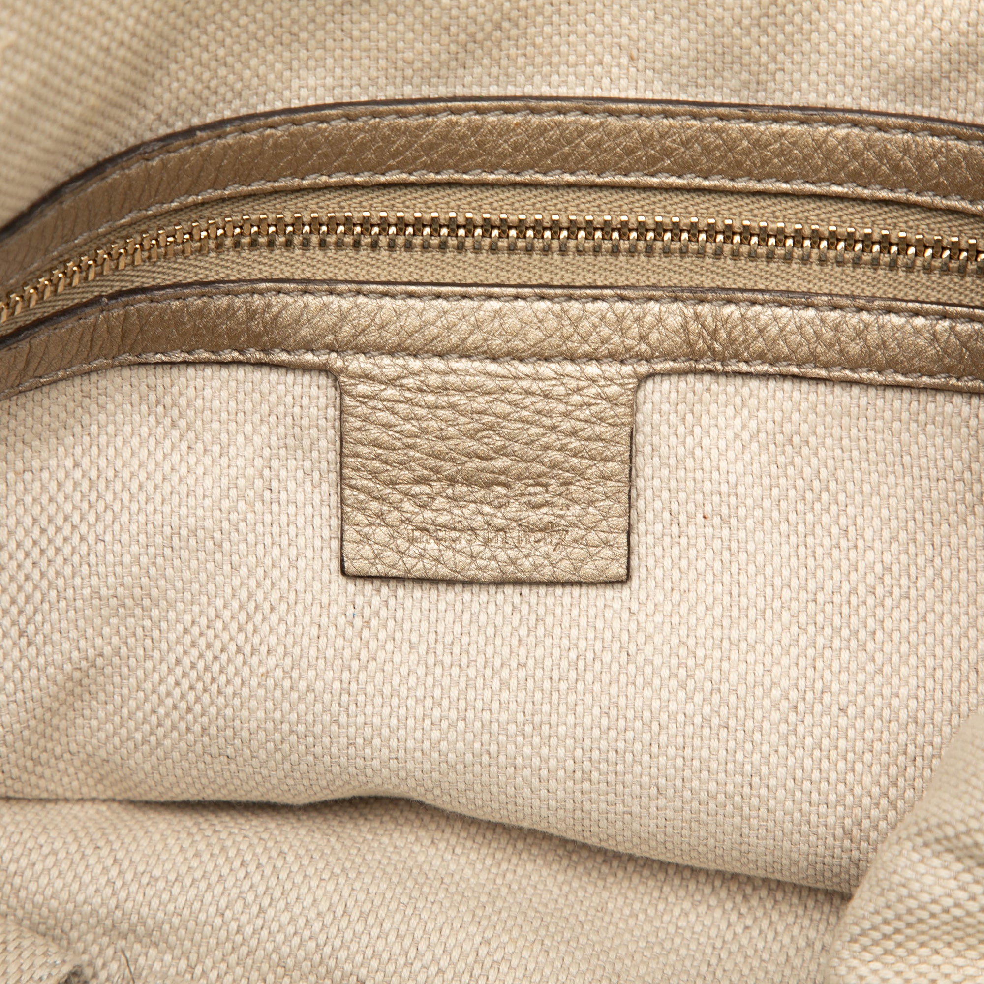 Metallic Leather Soho Shoulder Bag