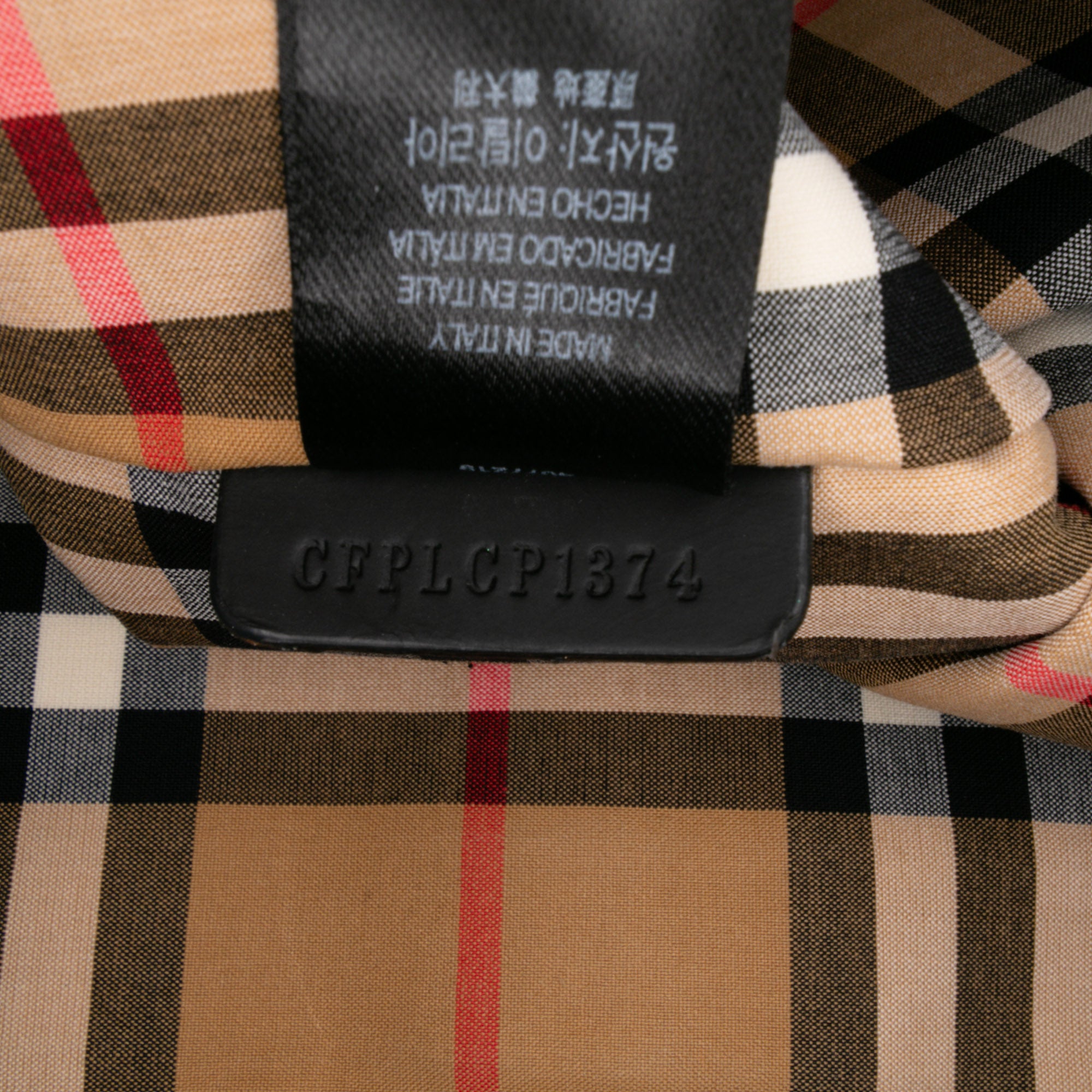 House Check Coated Canvas Tote