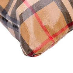 House Check Coated Canvas Tote