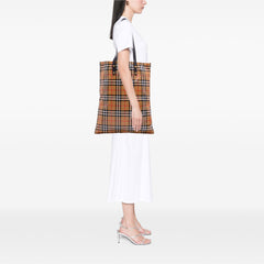 House Check Coated Canvas Tote