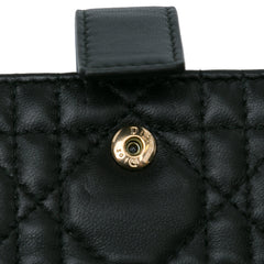 Lambskin Cannage Lady Dior Jasmine Card Holder