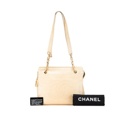 CC Lambskin Chain Tote