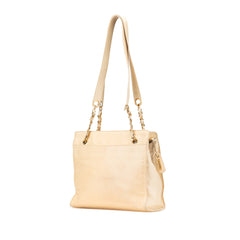 CC Lambskin Chain Tote