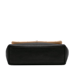 CC Bicolor Quilted Calfskin and Caviar Single Flap