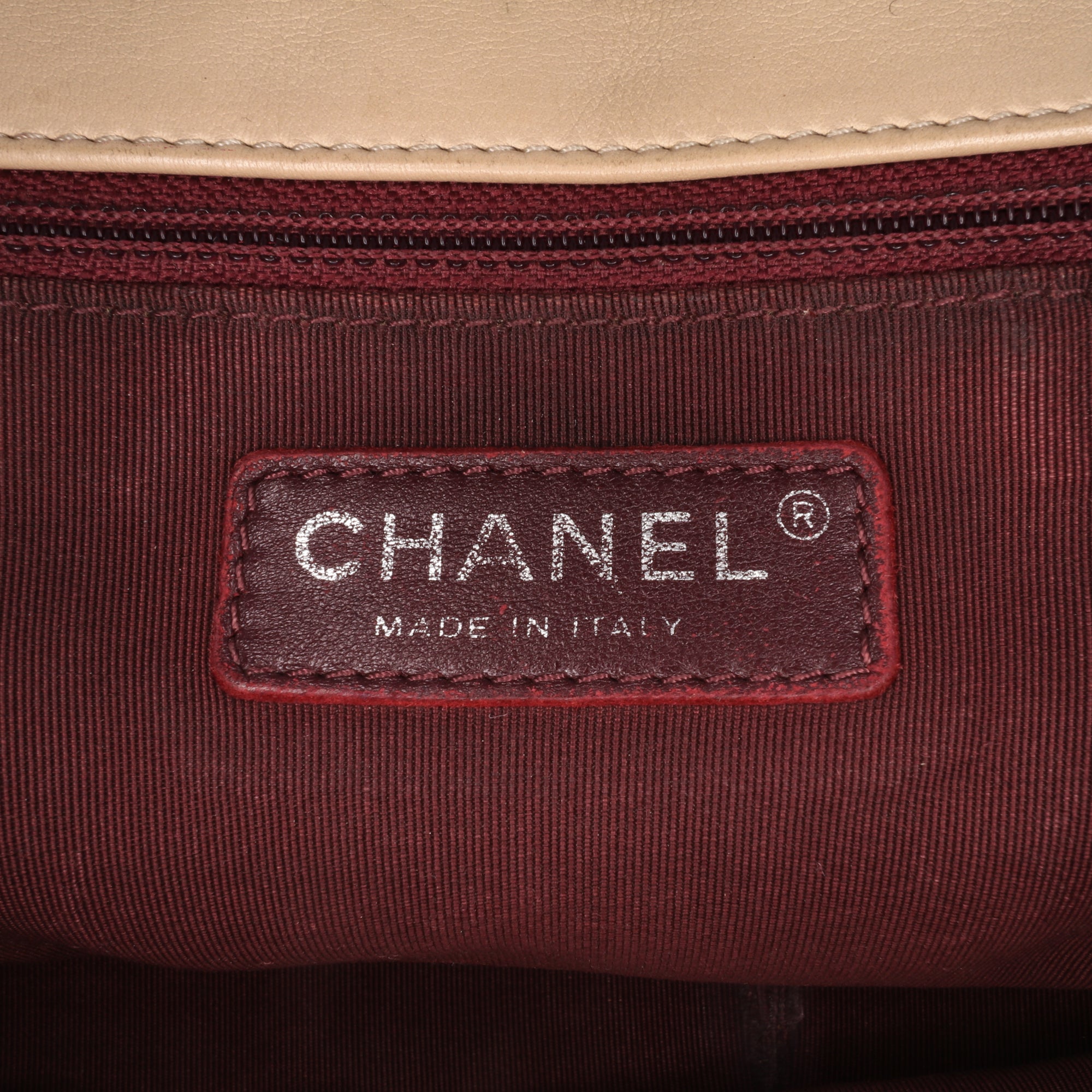 CC Bicolor Quilted Calfskin and Caviar Single Flap