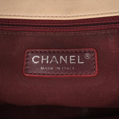 CC Bicolor Quilted Calfskin and Caviar Single Flap