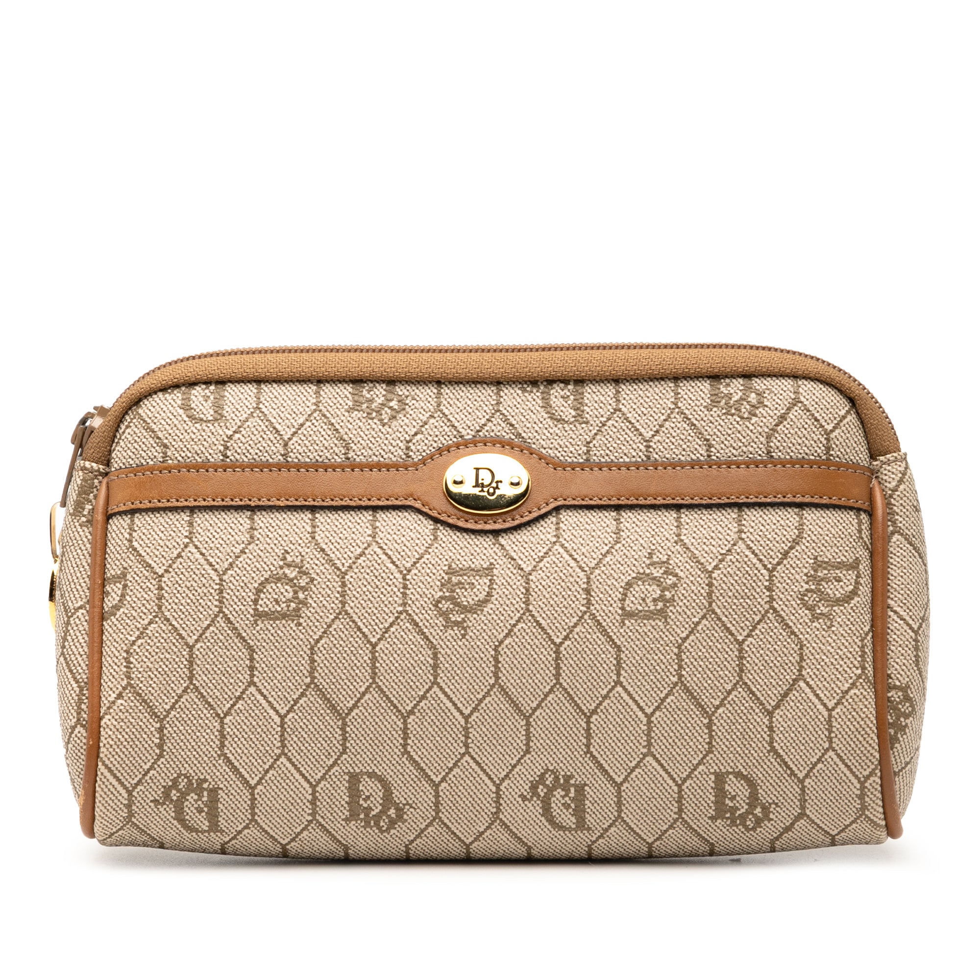 Honeycomb Coated Canvas Pouch