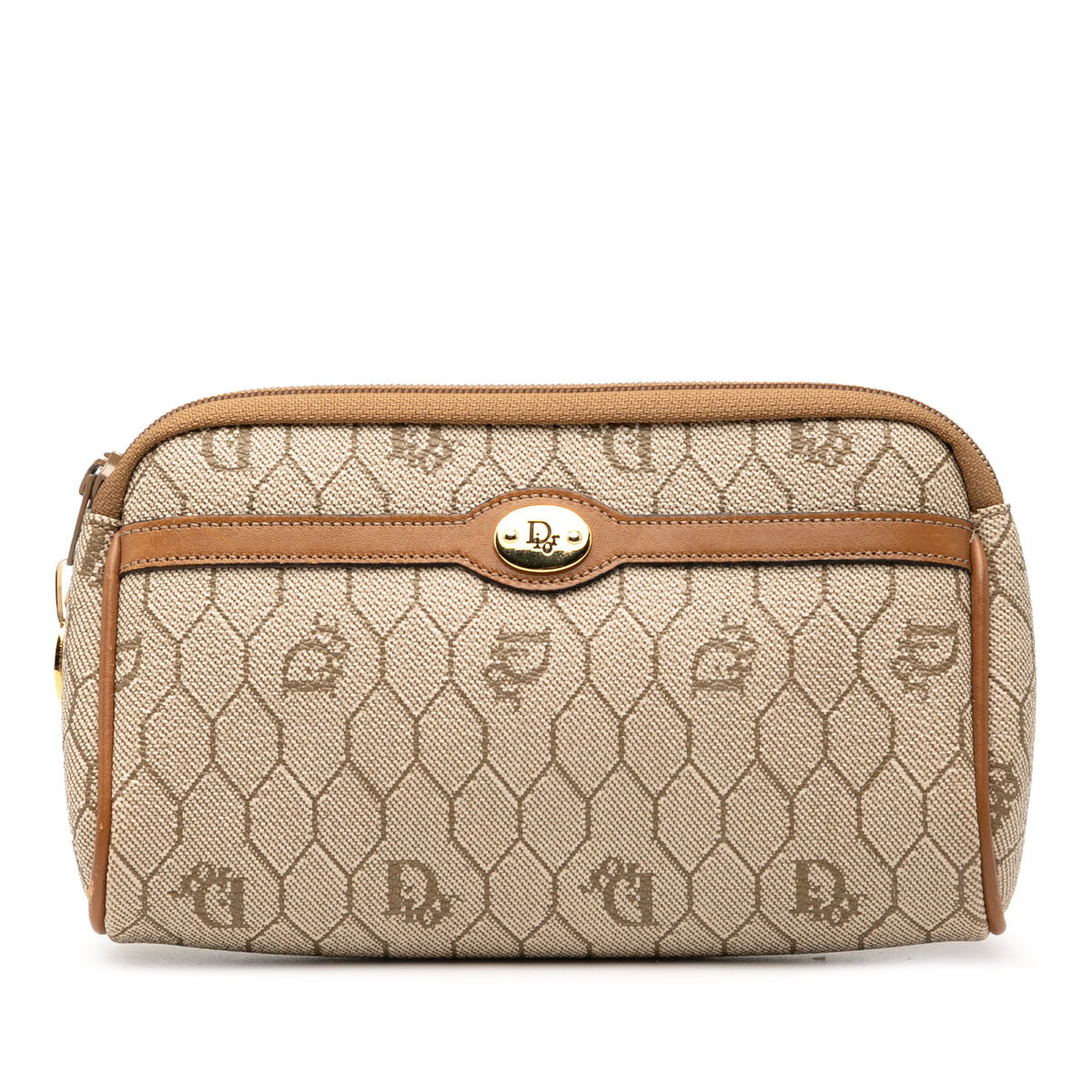 Honeycomb Coated Canvas Pouch