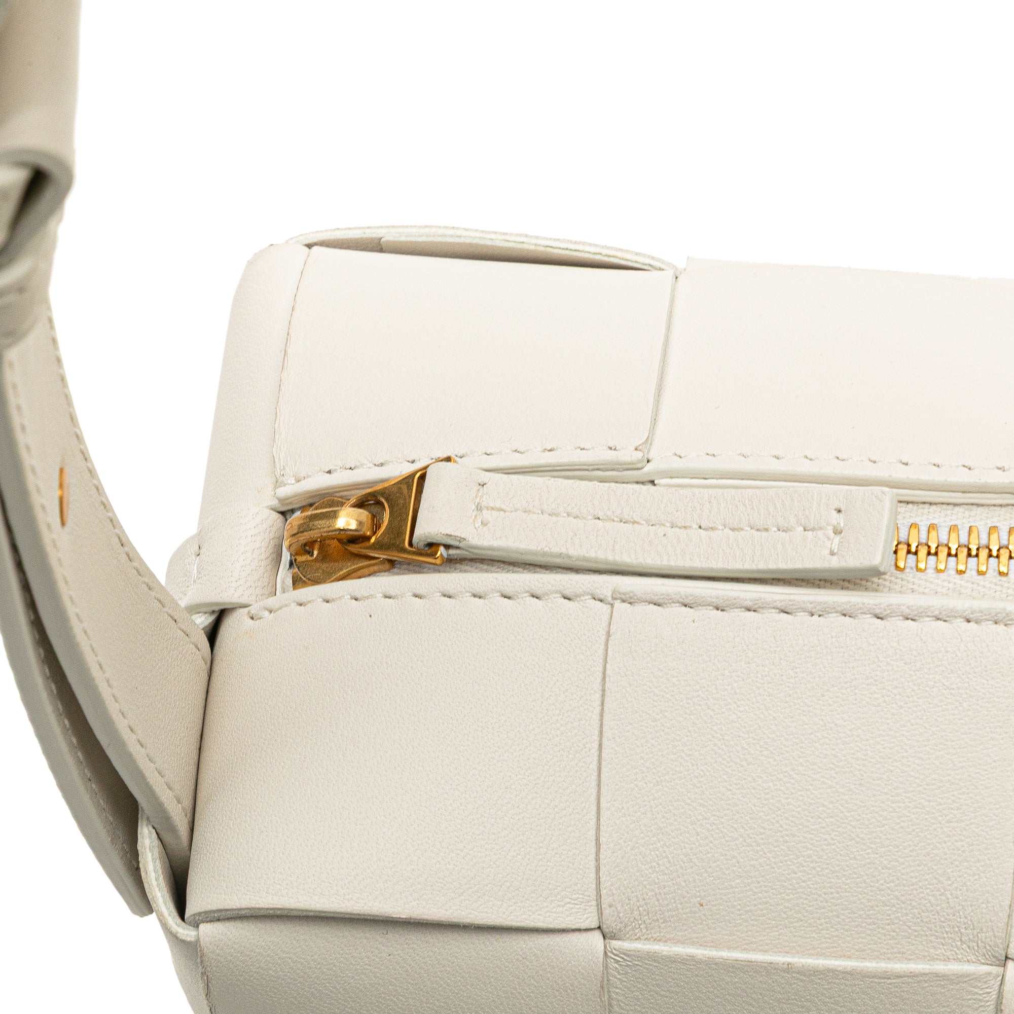 Small Lambskin Intrecciato Brick Cassette