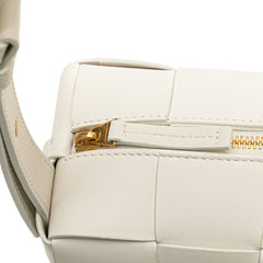 Small Lambskin Intrecciato Brick Cassette