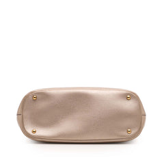 Leather Bright Bit Satchel