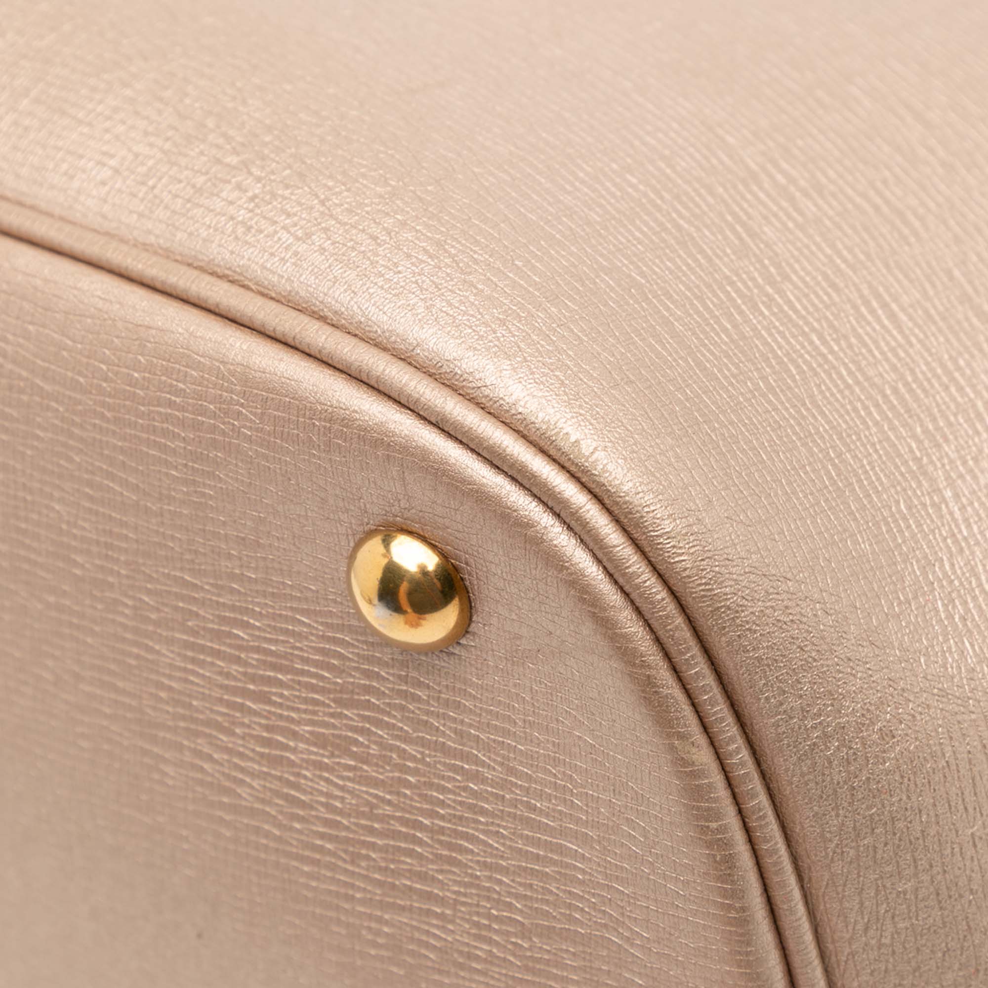 Leather Bright Bit Satchel