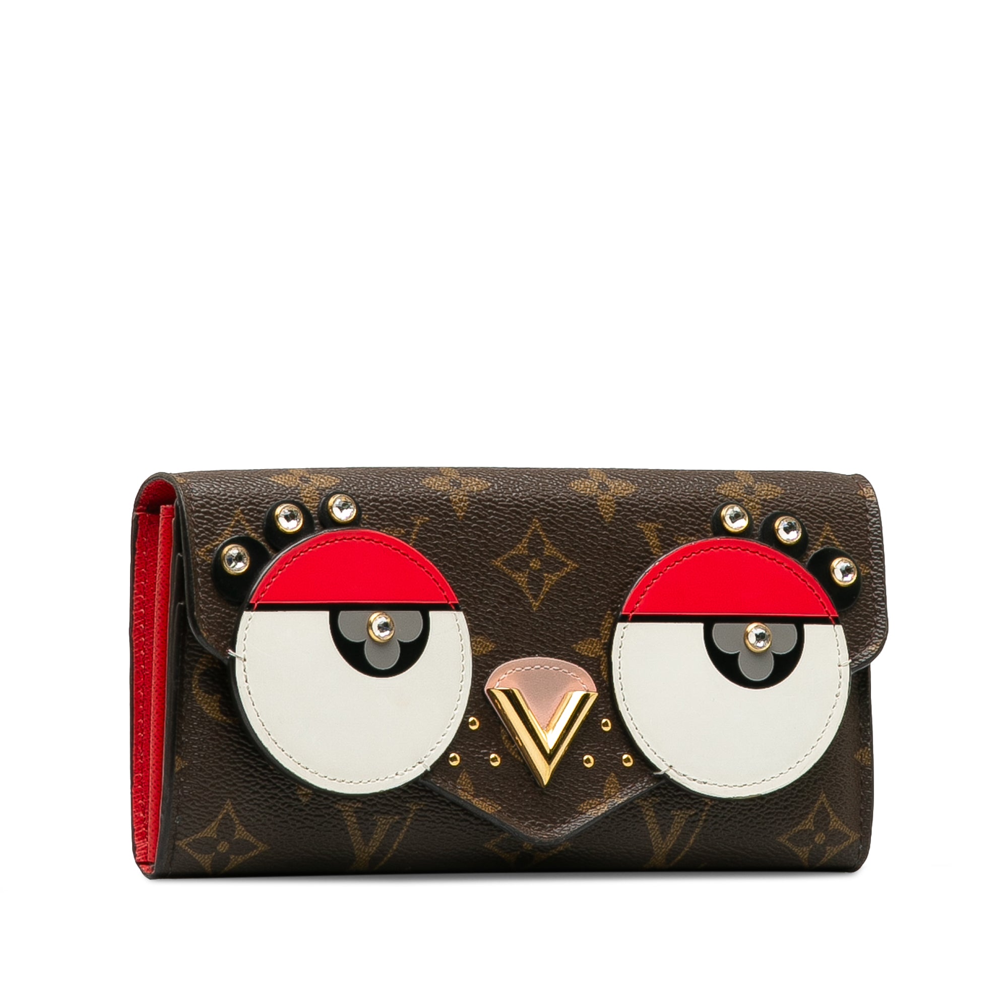 Monogram Valentines Bird Sarah Wallet