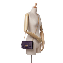 Mini Lizard Embossed Calfskin Darley Crossbody