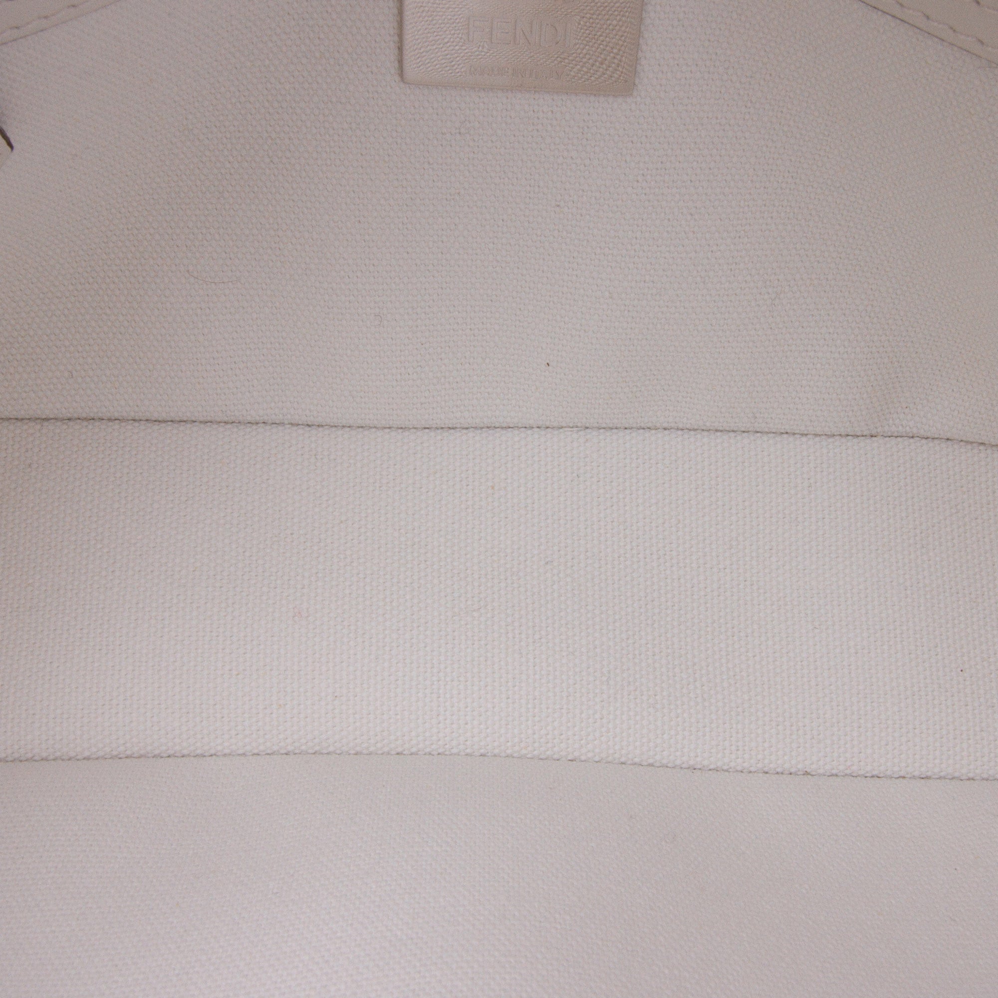 Zucca Embroidered Canvas Baguette Satchel