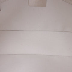 Zucca Embroidered Canvas Baguette Satchel