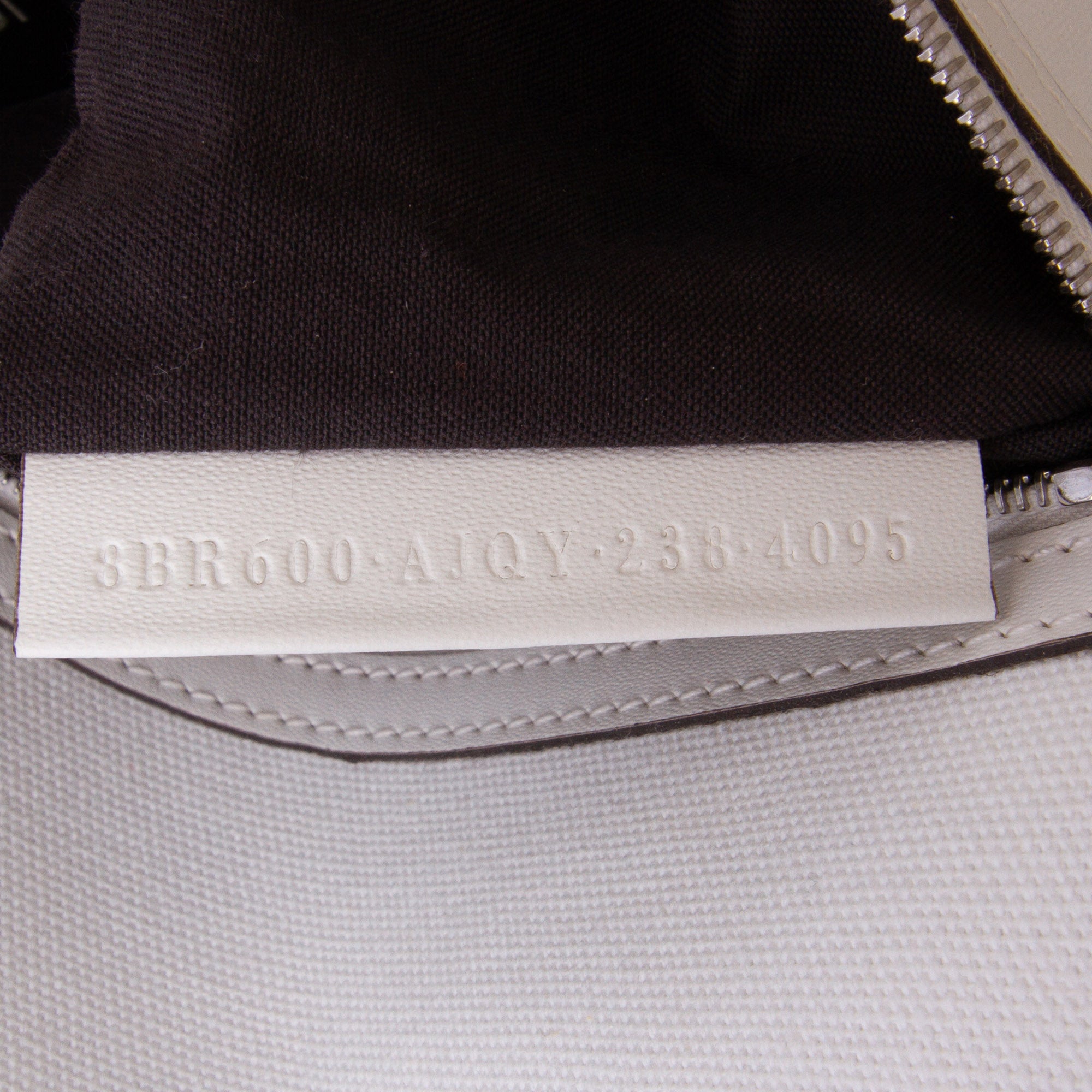 Zucca Embroidered Canvas Baguette Satchel