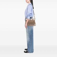Small GG Canvas Web Mayfair Satchel