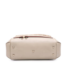 Small GG Canvas Web Mayfair Satchel
