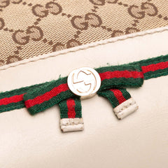 Small GG Canvas Web Mayfair Satchel