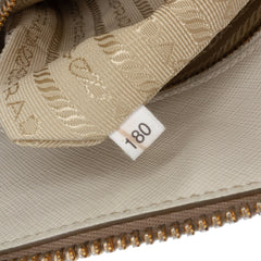 Medium Bicolor Saffiano Lux Promenade Satchel