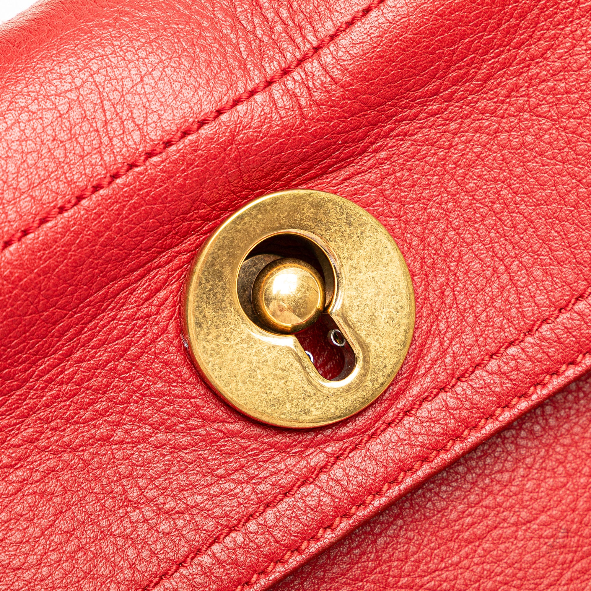 Medium Leather Muse Two Handbag
