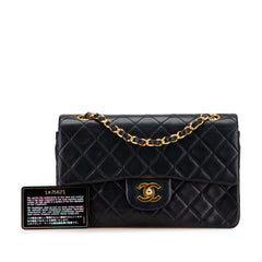 Small Classic Lambskin Double Flap