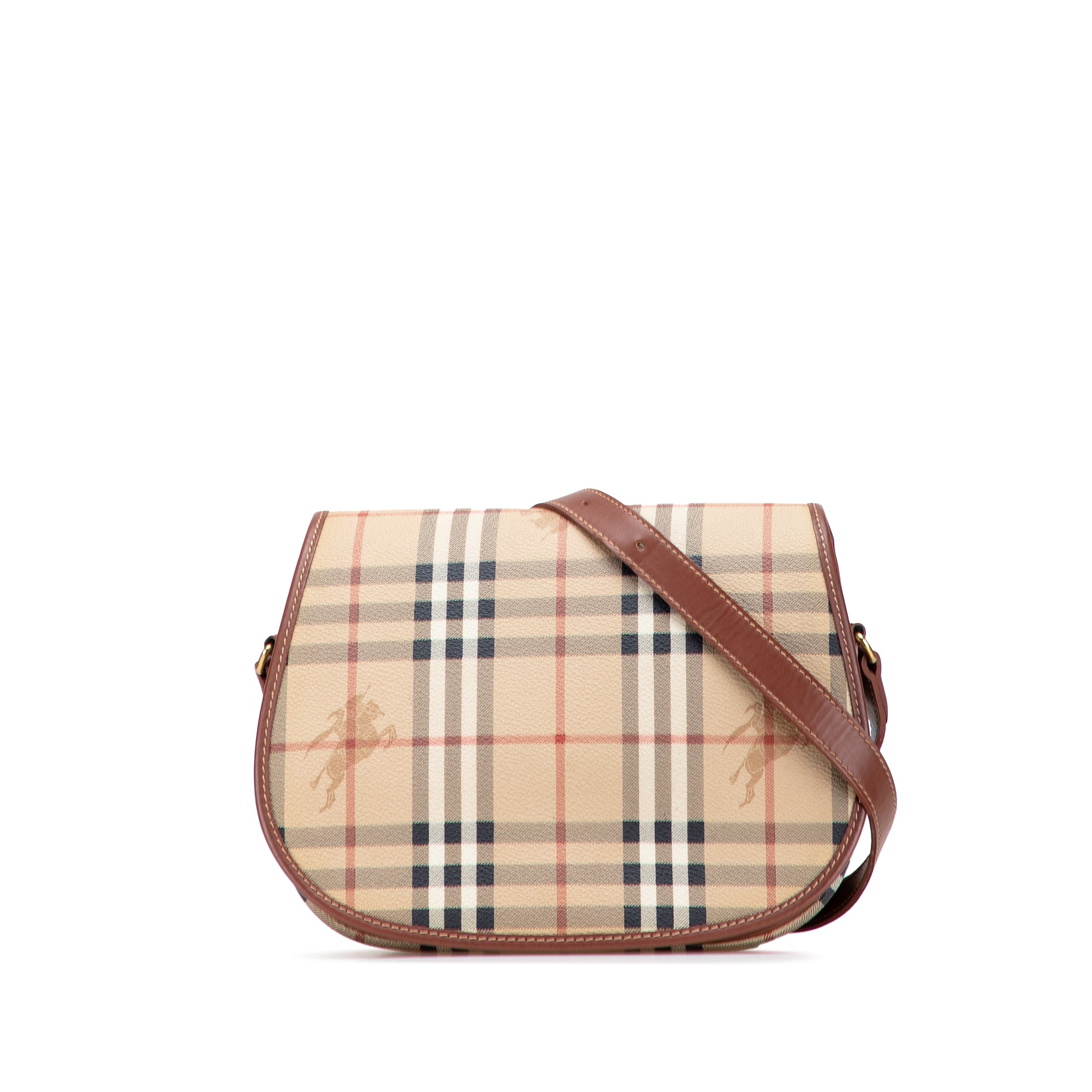 Haymarket Check Coated Canvas Crossbody