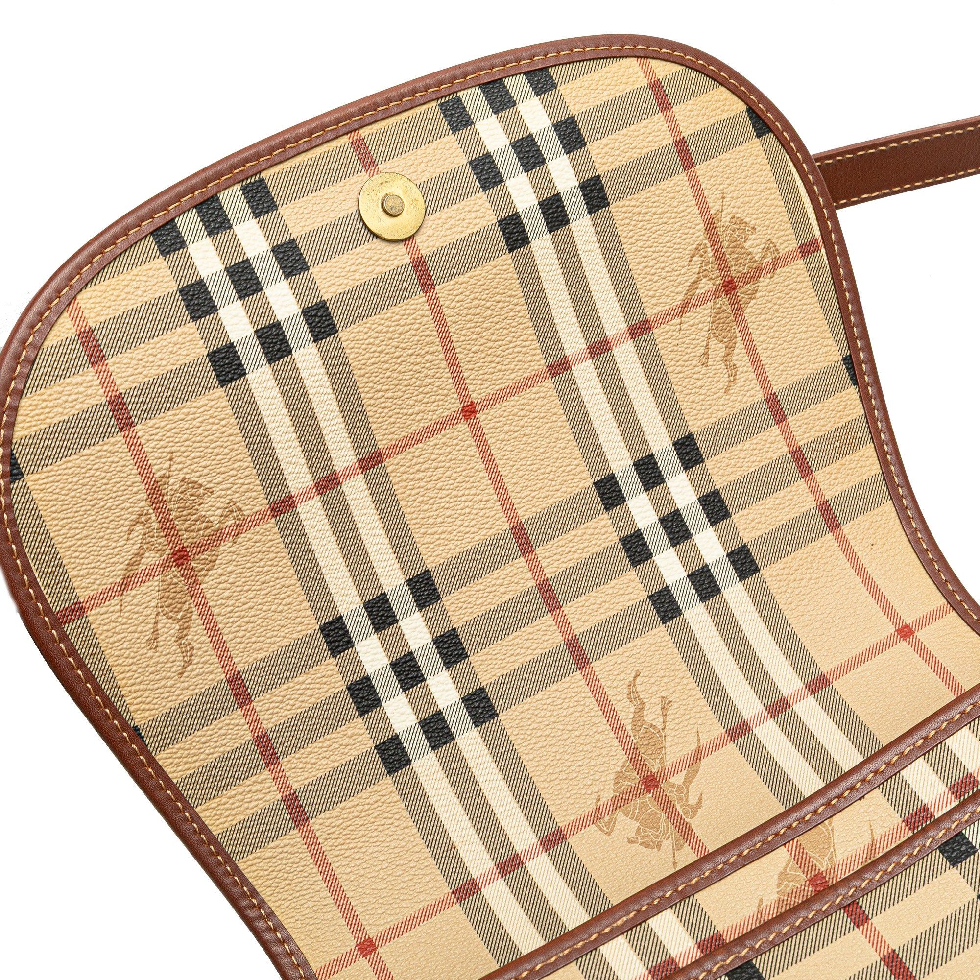 Haymarket Check Coated Canvas Crossbody